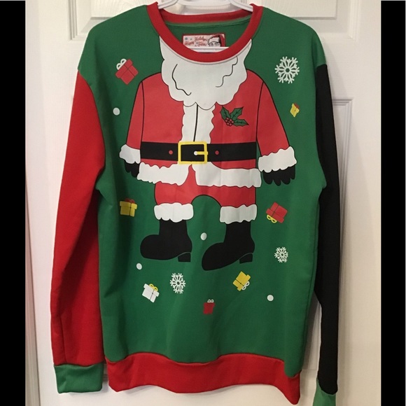 Mens Christmas ugly sweater - Picture 1 of 4
